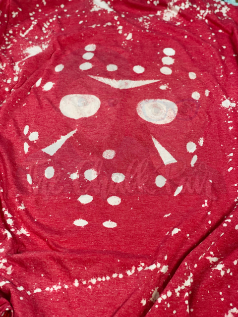 Horror Film Junkie Bleach Shirt  (Made To Order: 7-21 Business Days)